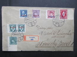 BRIEF Necpaly - Nemecky Brod 4.5.1939 Mischfrankatur !! Devizova Kontrola  // D*38547 - Covers & Documents