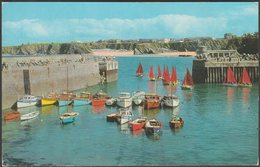 The Harbour, Newquay, Cornwall, 1971 - Salmon Postcard - Newquay