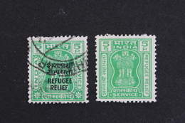 TIMBRES INDE, ASHOKA PILLAR 1968  SURCHARGE OBLITERE ET NEUF  MNH TTB.. - Timbres De Bienfaisance