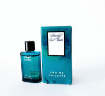 Miniatures De Parfum  COOL WATER  De DAVIDOFF  EDT 3.5 Ml + Boite Un Peu Cabossée - Miniatures Hommes (avec Boite)