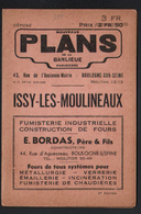 92, Plan De La Banlieue Parisienne, Issy Les Moulineaux, Plan Et Publicités à L'interieur - Otros Planes