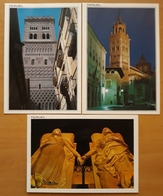 TERUEL. TORRE DEL SALVADOR + TORRR DE LA CATEDRAL + LOS AMANTES DE TERUEL. NUEVAS. - Teruel