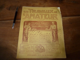 1924 LES TRAVAUX DE L'AMATEUR:Pour (Déco-home;Trotinette;Cannage-chaise;Faire Avec Vieux Ressorts;Eclairage Gratuit;etc) - Knutselen / Techniek