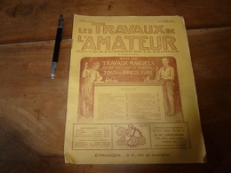 1924 LES TRAVAUX DE L'AMATEUR:Pour(Porte Manteaux;Astiquer-meuble;Lavage-top Voiture;Réparer Clé;Installer éclairage;etc - Knutselen / Techniek