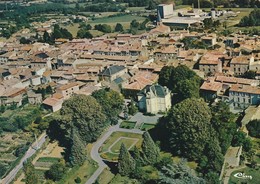 CHAMPDENIERS. - Vue Aérienne Du Bourg Et Du Château - Champdeniers Saint Denis