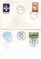 Sainte-Marie 1983 & Saint-Pierre 1986 - BT Aéroclub Roland Garros & Foire Industrielle - Réunion - Lettres & Documents