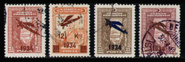 TURKEY 1934 - Short Air Set - Oblitérés