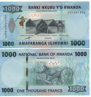 RWANDA New 1000 Francs 2019     Pnew    UNC - Rwanda