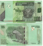 CONGO DEMOCRATIC Republic  1'000 Francs P101b  2013   UNC - Democratic Republic Of The Congo & Zaire