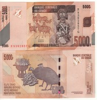 CONGO DEMOCRATIC Republic  5'000 Francs P102b  2013   UNC - Demokratische Republik Kongo & Zaire