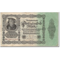 Billet, Allemagne, 50,000 Mark, 1922, KM:79, TTB - 50000 Mark