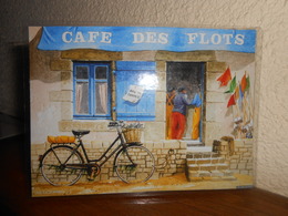 Repro  Cartonnée Et Plastifiée   BISTROT / CAFE DES FLOTS - Mestieri