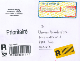 Prag Einschreiben R-Brief Praha - Storia Postale