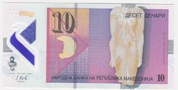 Macedonia NEW - 10 Denari Mar. 2018 POLYMER - UNC - Macedonia Del Nord