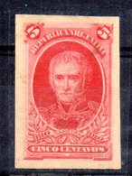 Sello  Nº 153  Sin Dentar  Argentina - Unused Stamps