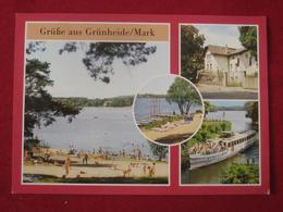 Grünheide / Mark (Oder-Spree) - Mehrbildkarte (Werlsee / Peetzsee / Jugendherberge "Fontane") - Grünheide