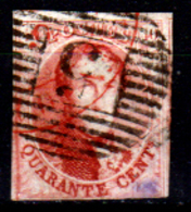 Belgio-323 - Emissione 1851-58 (o) Used - Senza Difetti Occulti. - 1849-1865 Medallones (Otros)