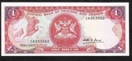 TRINIDAD & TOBAG0  P36b 1  DOLLAR 1985  #CK Signature 5    UNC. - Trinidad & Tobago