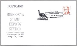 Minnesota Stamp Expo'97 - PAVO DOMESTICO - DOMESTICAL TURKEY. Minneapolis MN 1997 - Pauwen