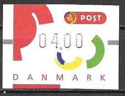 Denmark Danmark Dänemark 1995 ATM Franking Labels Vignettes D'Affranchissement Michel No. 3 MNH Mint Neuf Postfrisch ** - Timbres De Distributeurs [ATM]