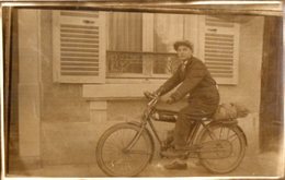 CPA 2623 - Transport - Carte Photo - Moto / Motocyclette Marque ALCYON - Motorfietsen