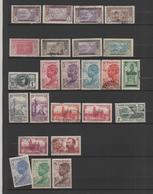 Cote D'Ivoire 24 Timbres 1913-1941 Oblitérés, Neufs Sans Gomme , Neufs Charnière (dernier Rang) - Used Stamps