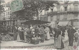 CPA TOUT PARIS 249 - Marché Marchands Boulevard Ménilmontant  (XXème Arrt) Editeur FLEURY - Paris (20)