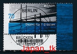 GERMANY Mi. Nr. 3383 Europa: Brücken - ESST Berlin - Eckrand Unten Rechts - Used - Usati