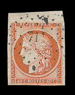 O EMISSION CERES 1849 - O - N°5 - 40c Orange - Bdf - TB - 1849-1850 Cérès