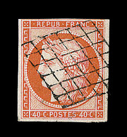 O EMISSION CERES 1849 - O - N°5 - 40c Orange - TB - 1849-1850 Cérès