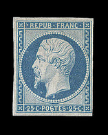 * EMISSION PRESIDENCE - * - N°10 - 25c Bleu - Signé Calves - TB - 1852 Louis-Napoléon