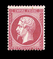 * NAPOLEON DENTELE - * - N°24 - 80c Rose - Comme ** - TB - 1862 Napoléon III