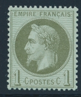 ** NAPOLEON LAURE - ** - N°25 - 1c Olive - TB - 1863-1870 Napoléon III Lauré