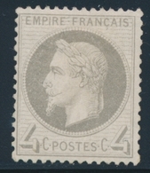 * NAPOLEON LAURE - * - N°27B - 4c Gris - TB - 1863-1870 Napoléon III Lauré