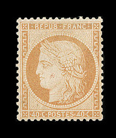 * SIEGE DE PARIS (1870) - * - N°38b - Orange Clair - TB - 1870 Siège De Paris