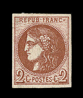 * EMISSION DE BORDEAUX - * - N°40Bb - 2c Marron - TB - 1870 Emission De Bordeaux