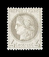 * CERES III ème REPUBLIQUE - * - N°52 - 4c Gris - TB - 1871-1875 Cérès