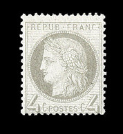 * CERES III ème REPUBLIQUE - * - N°52 - 4c Gris - TB - 1871-1875 Cérès