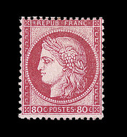 * CERES III ème REPUBLIQUE - * - N°57 - 80c Rose - Signé Robineau - TB - 1871-1875 Cérès