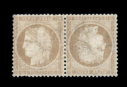 * CERES III ème REPUBLIQUE - * - N°59b - Tête-Bêche - Signé Calves - Belle Pièce - TB - 1871-1875 Cérès