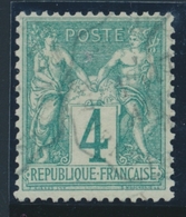 O TYPE SAGE - O - N°63 - 4c Vert - Bon Centrage - TB - 1876-1878 Sage (Type I)