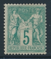 (**) TYPE SAGE - (**) - N°64 - 5c Vert - TB - 1876-1878 Sage (Type I)