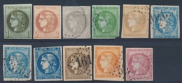 O LOTS-COLLECTIONS (Période Classique) - O - N°39/43A, 46B - 6 Valeurs - Etats Divers - Other & Unclassified