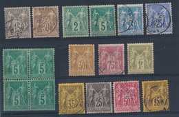 O LOTS-COLLECTIONS (Période Classique) - O - Environ 750 Timbres Au Type Sage - TE - Qual. Div. - B - Other & Unclassified