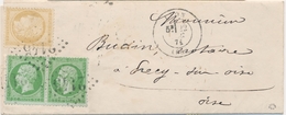 LAC N°18 - Tête-bêche (Faux) S/papier De La Mairie D'ALGER - TB - 1849-1876: Période Classique