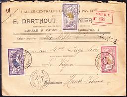 (*) TYPE MERSON - (*) - N°122a - 2F Violet Et Jaune - N. Dentelé - Bdf - TB - 1900-27 Merson