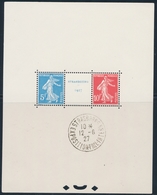 (*) BLOCS - FEUILLETS - (*) - N°2 - STRASBOURG 1927 - Obl. Témoin - 6/6/27 - B/TB - Neufs