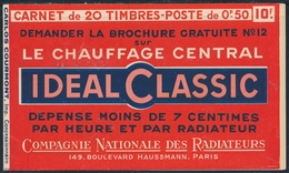 ** CARNETS ANCIENS - ** - N°517 C2 - Secours National - Carnet Daté 24/8/42 - Série S63 - TB - Autres & Non Classés