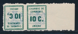 ** TIMBRES DE GREVE (REF. MAURY) - ** - N°4/6 - SAUMUR - 2 Bdes De 3 - Dent. Et ND - TB - Autres & Non Classés