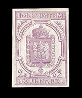 O TIMBRES JOURNAUX - O - N°2 - 2c Bleu - TB/SUP - Journaux